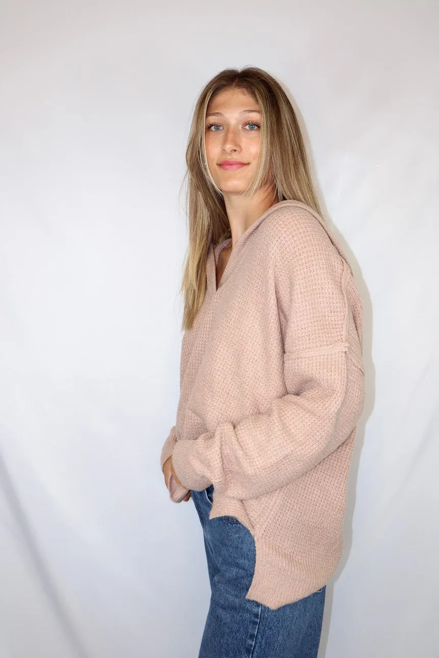 Millie Hoodie Sweater Light Mocha
