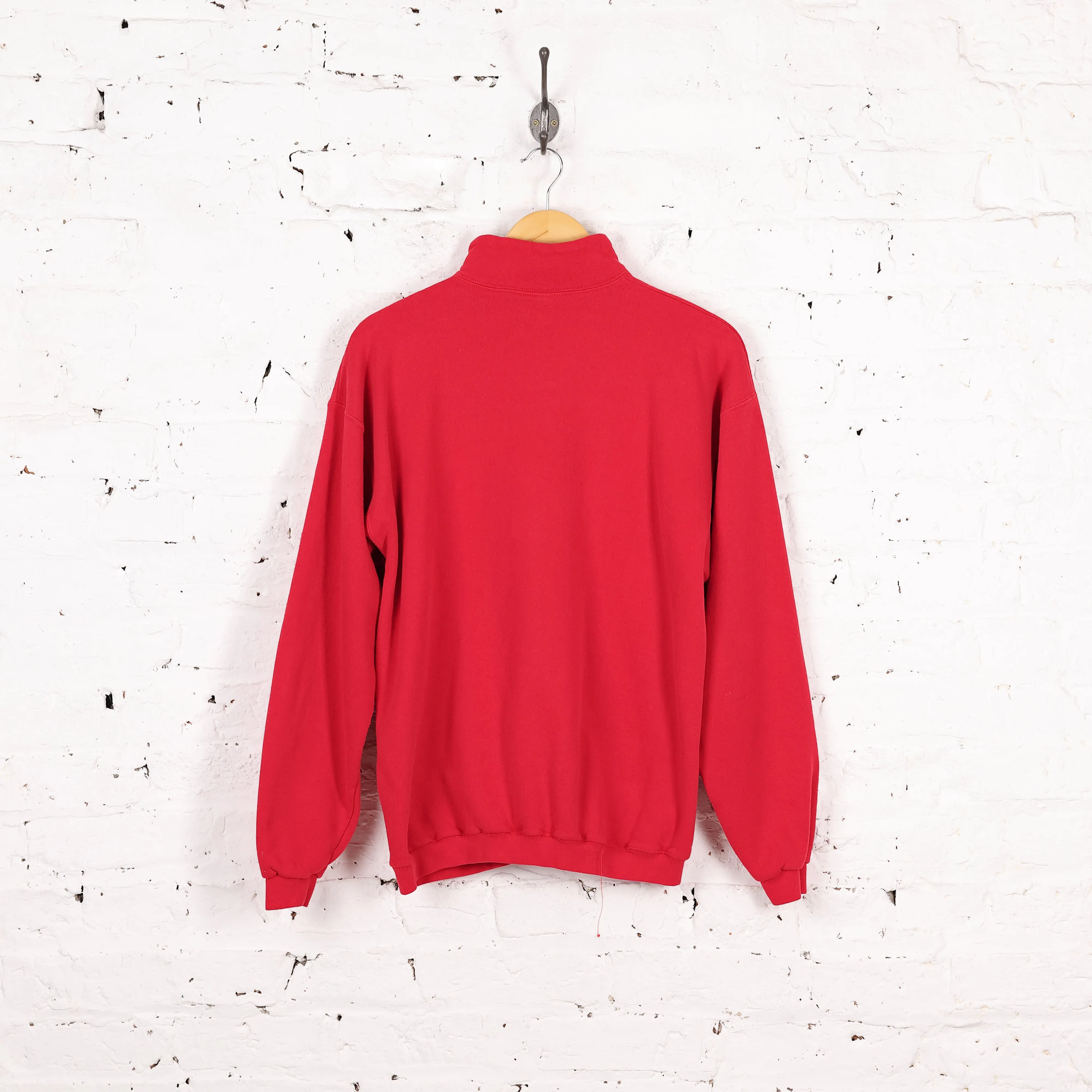 Minnie Mouse 1/4 Zip Sweatshirt - Red - M