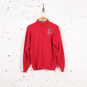 Minnie Mouse 1/4 Zip Sweatshirt - Red - M