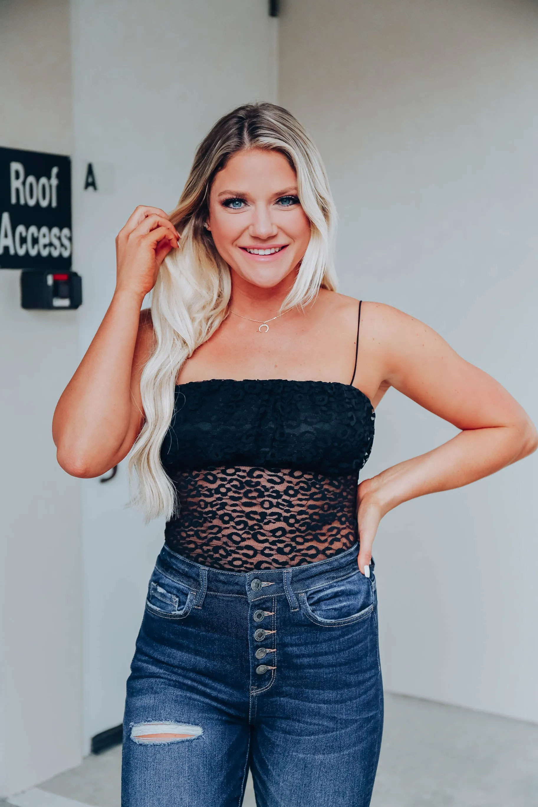 Miranda Mesh Cami Bodysuit