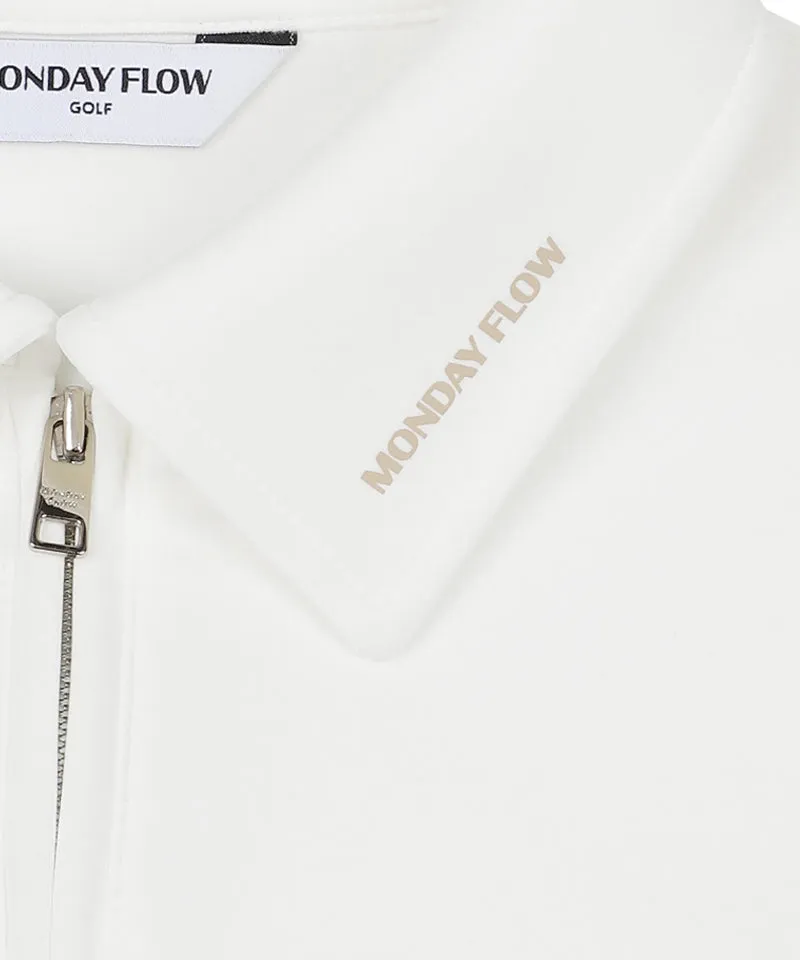 Monday Flow Essential Half Sleeve Top - White