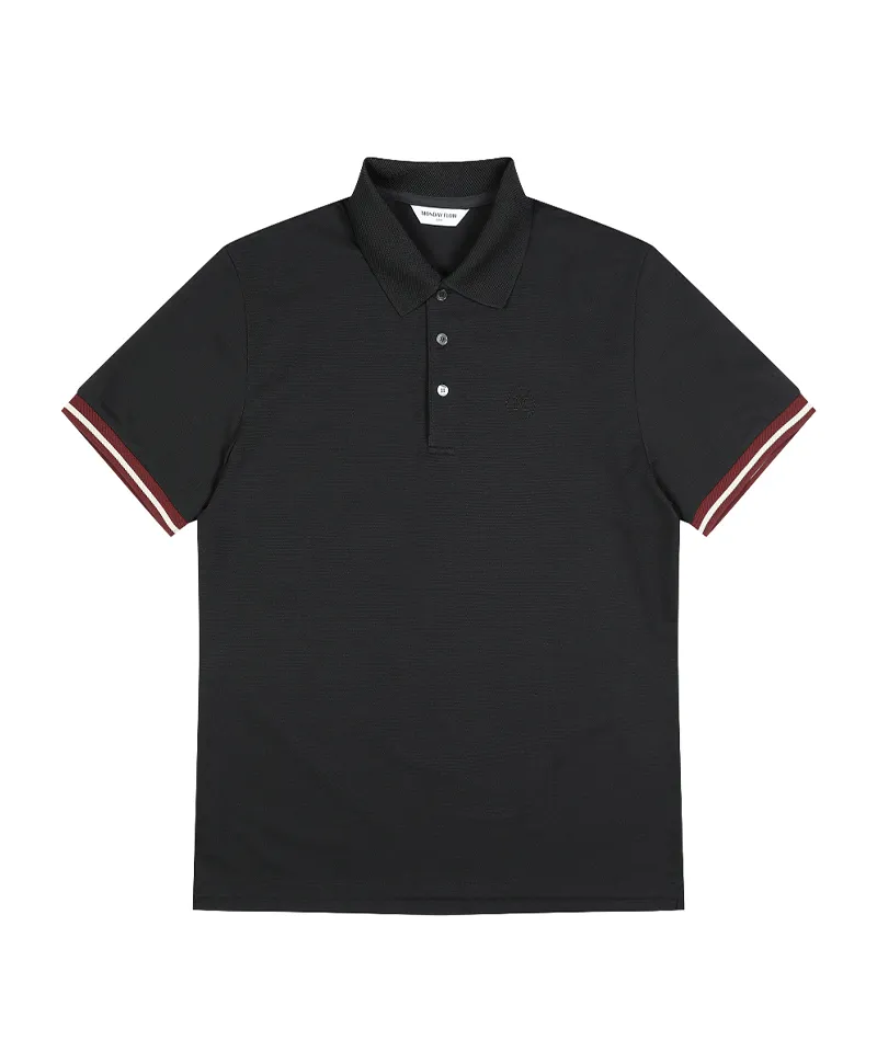 Monday Flow Men's Pique Top - Black