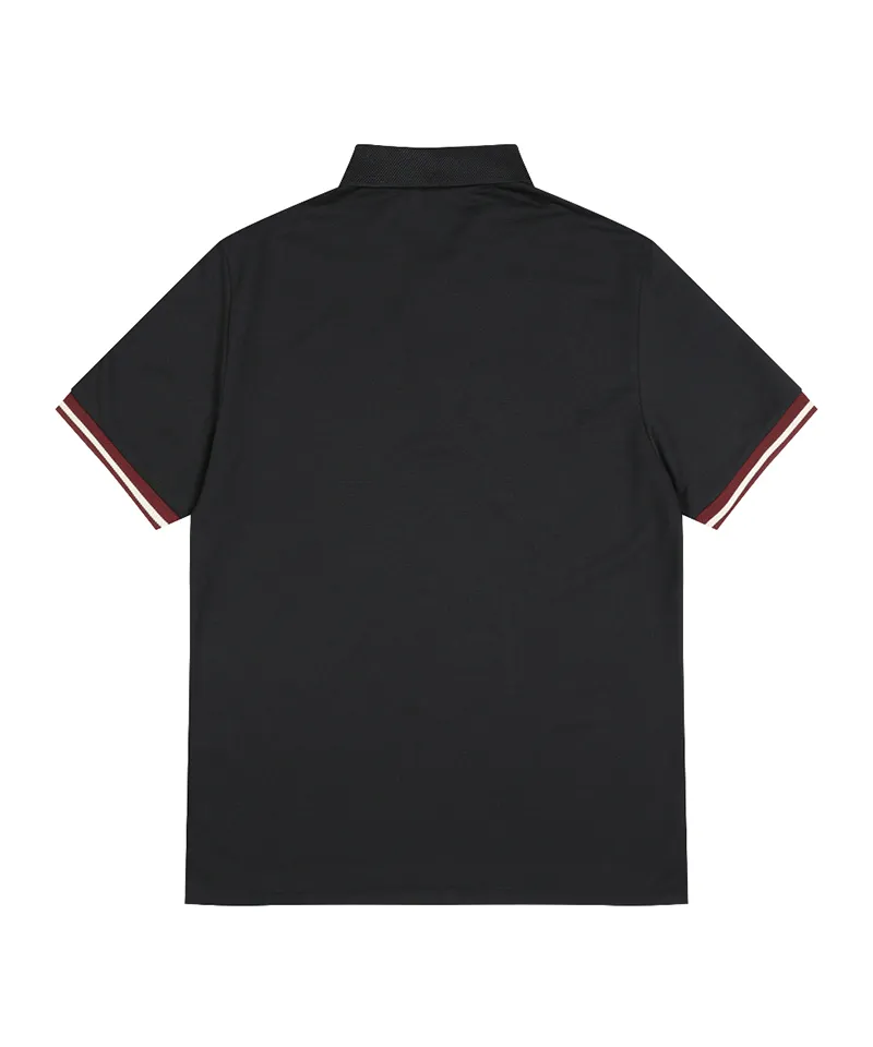 Monday Flow Men's Pique Top - Black