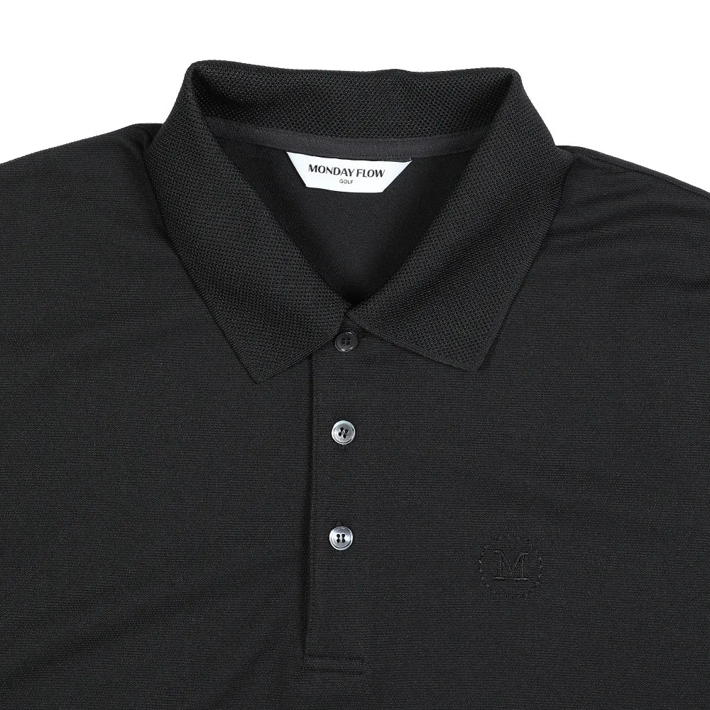 Monday Flow Men's Pique Top - Black