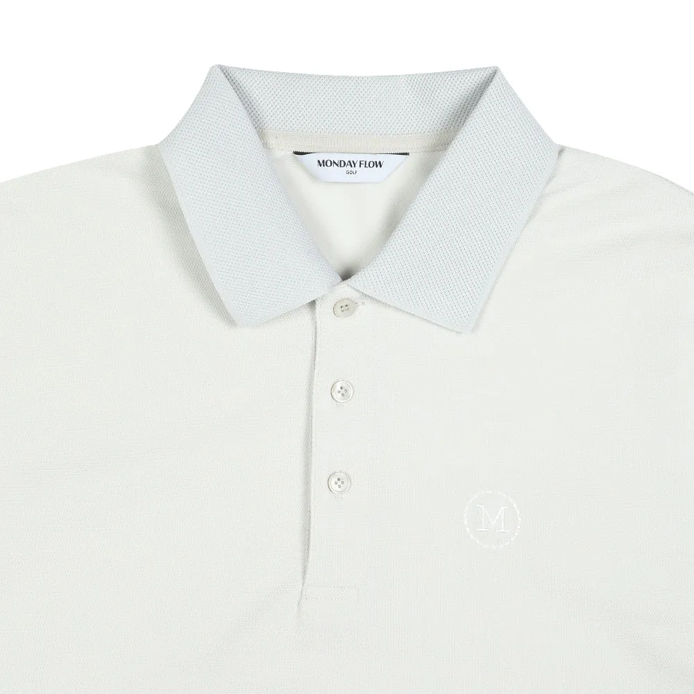 Monday Flow Men's Pique Top - Oatmeal