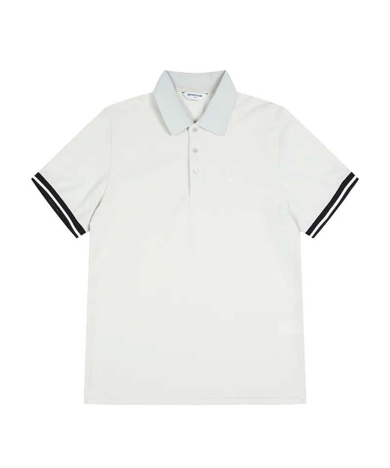 Monday Flow Men's Pique Top - Oatmeal