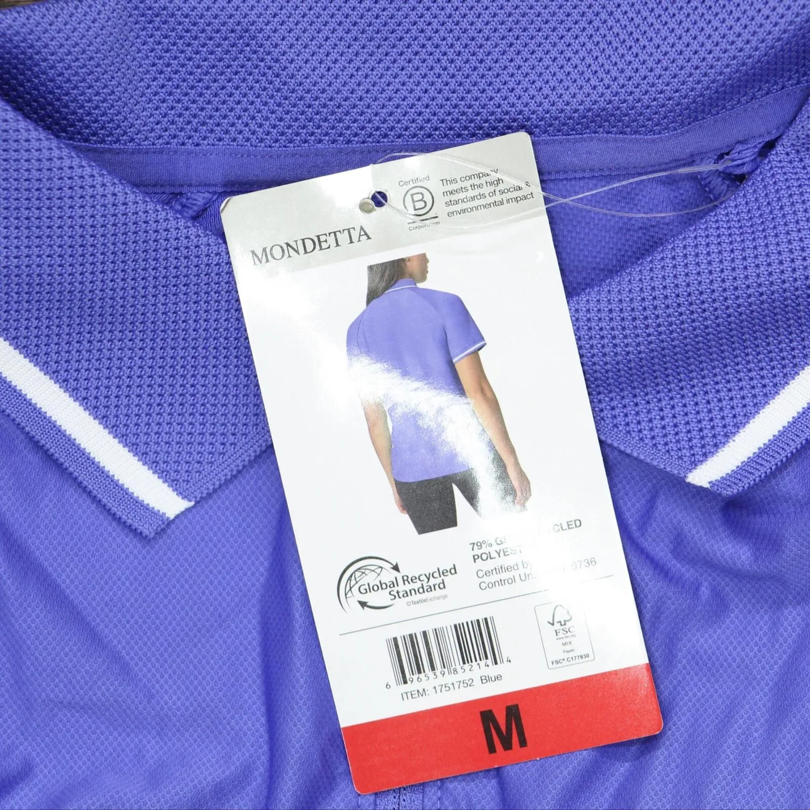Mondetta Womens Active 1/4-Zip Short Sleeve Mesh Polo Shirt 1751752