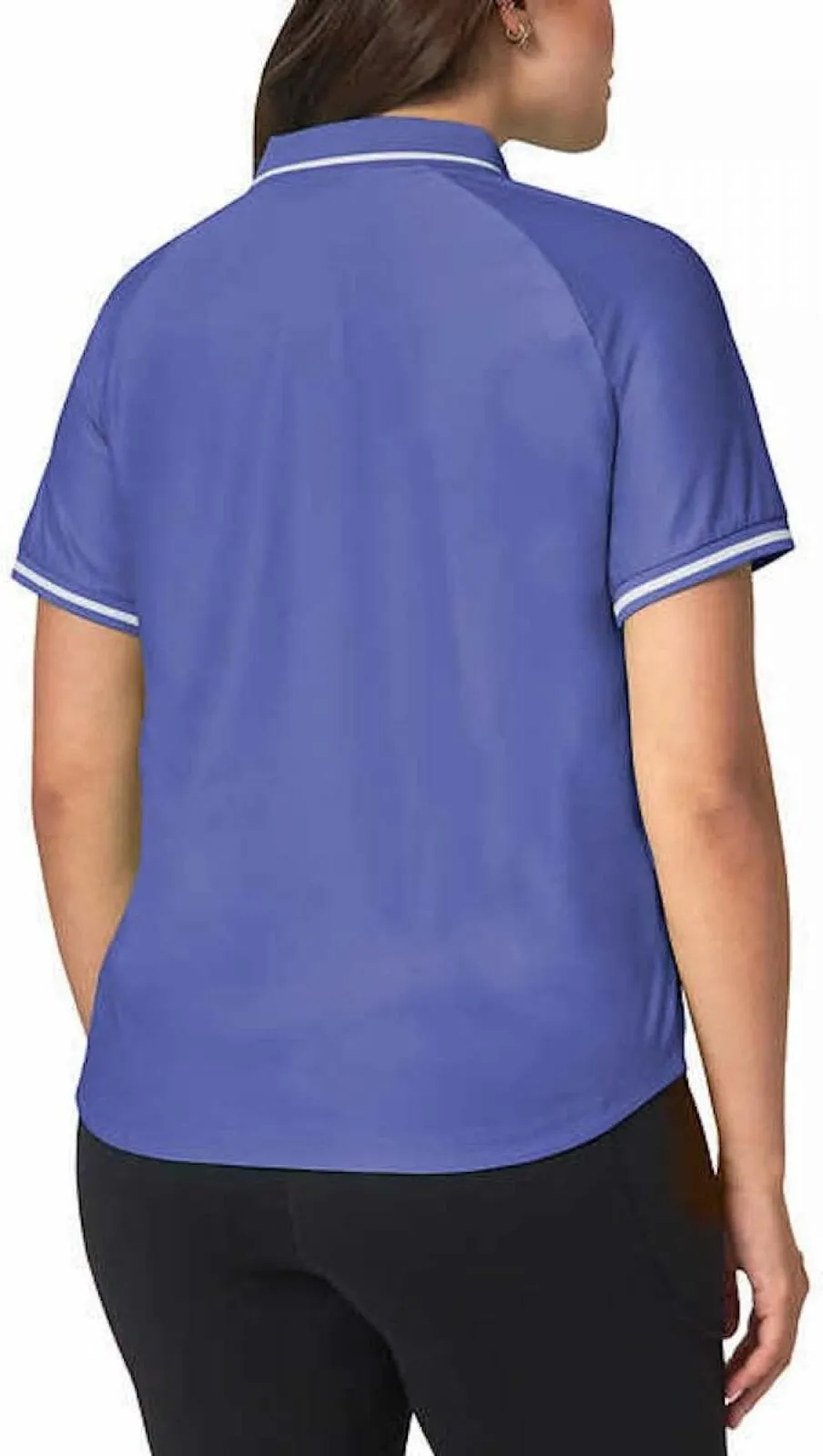 Mondetta Womens Active 1/4-Zip Short Sleeve Mesh Polo Shirt 1751752