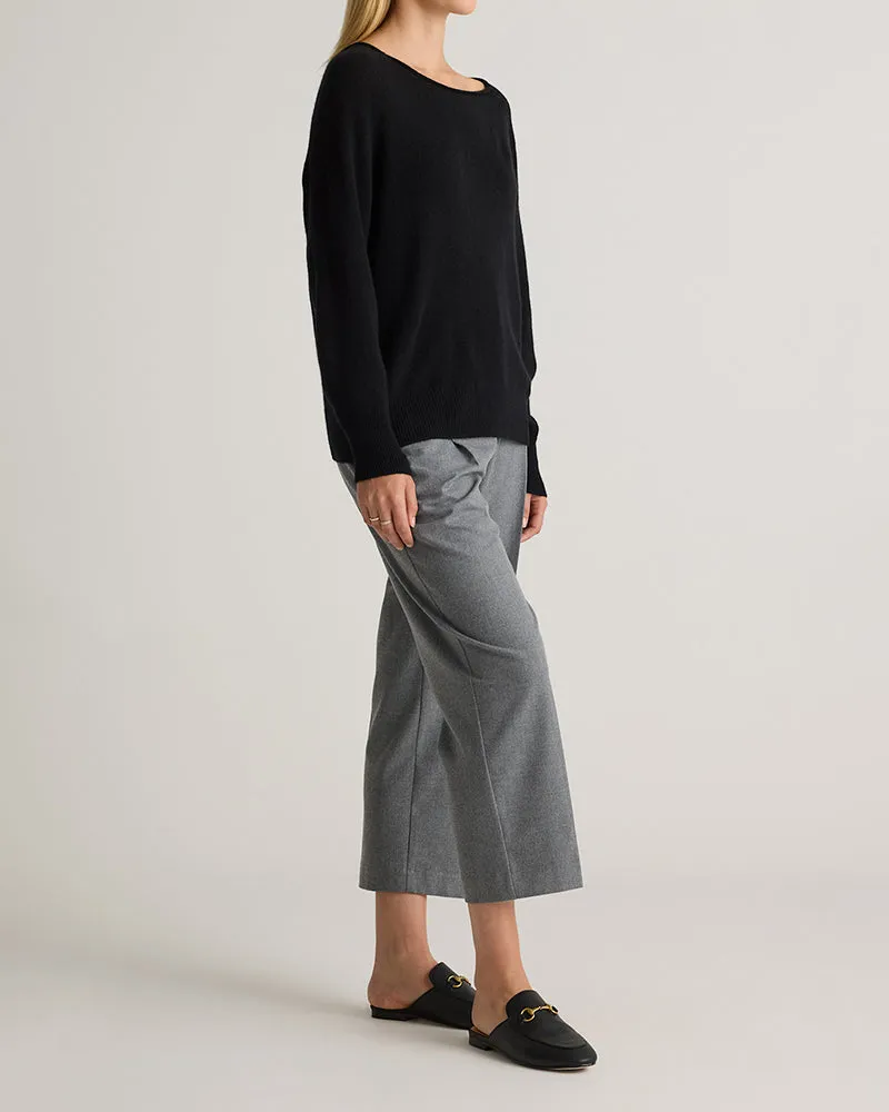 Mongolian Cashmere Soft Boatneck Sweater