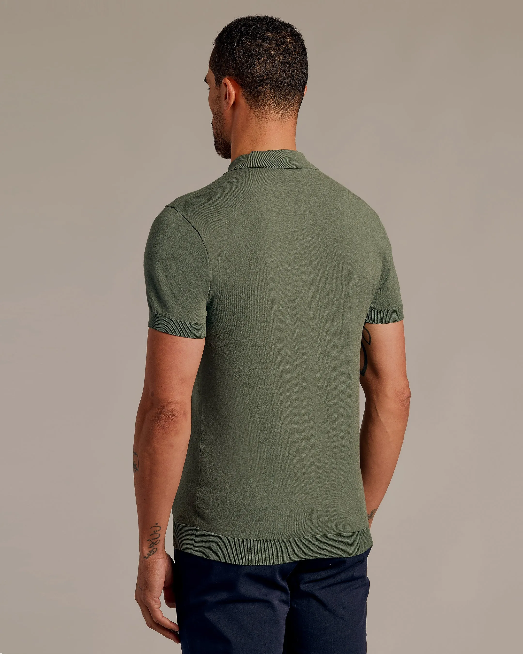 Moss Short Sleeve Sweater Polo 2.0