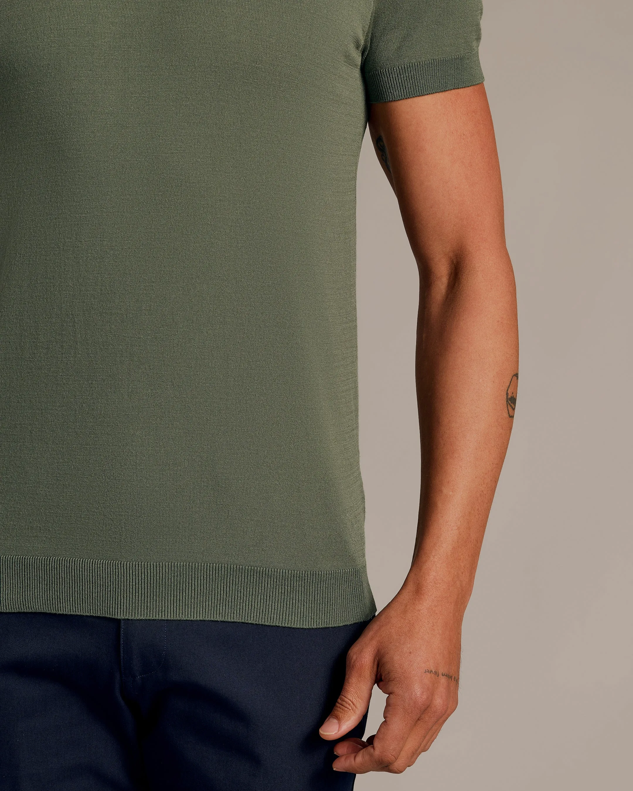 Moss Short Sleeve Sweater Polo 2.0