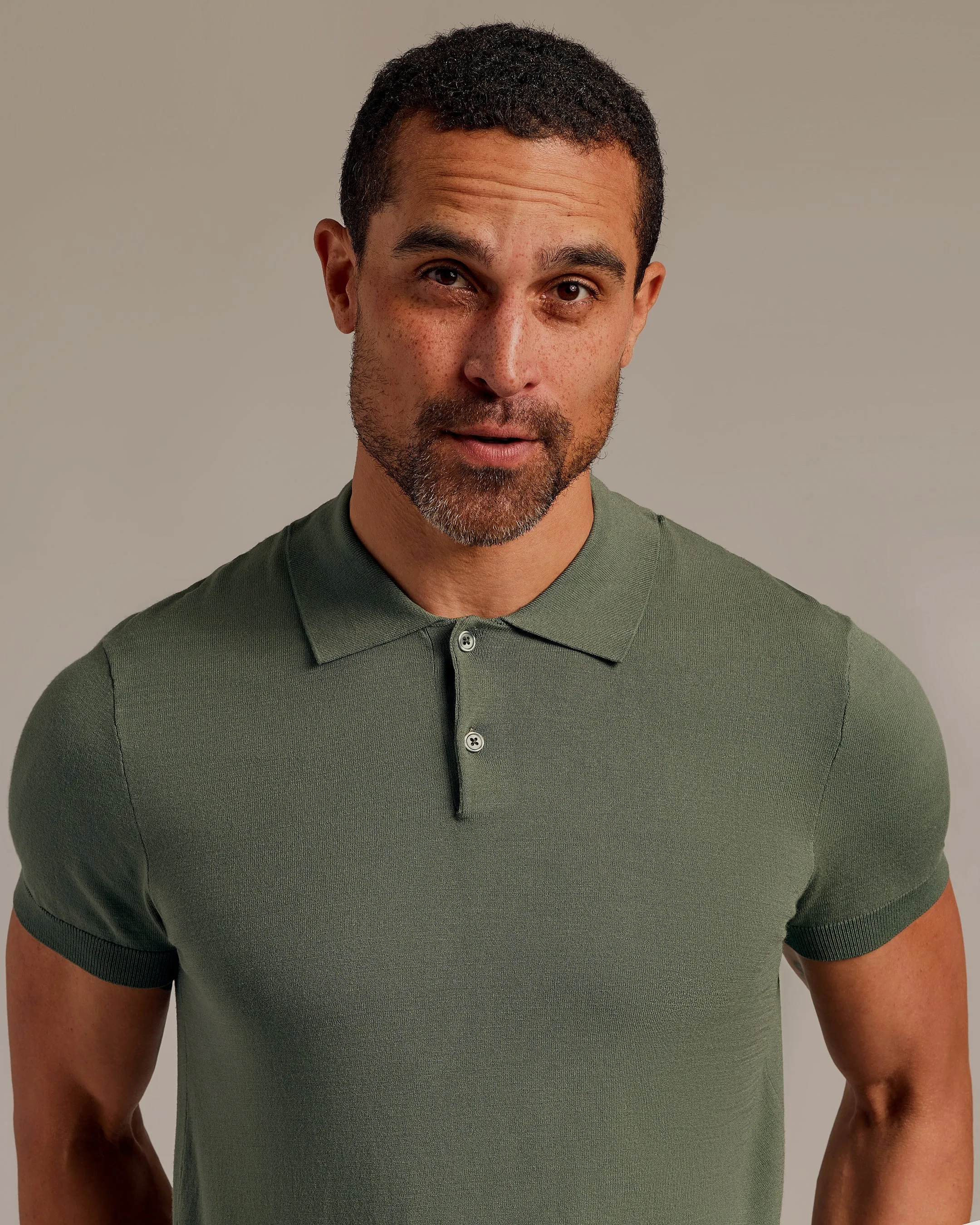 Moss Short Sleeve Sweater Polo 2.0
