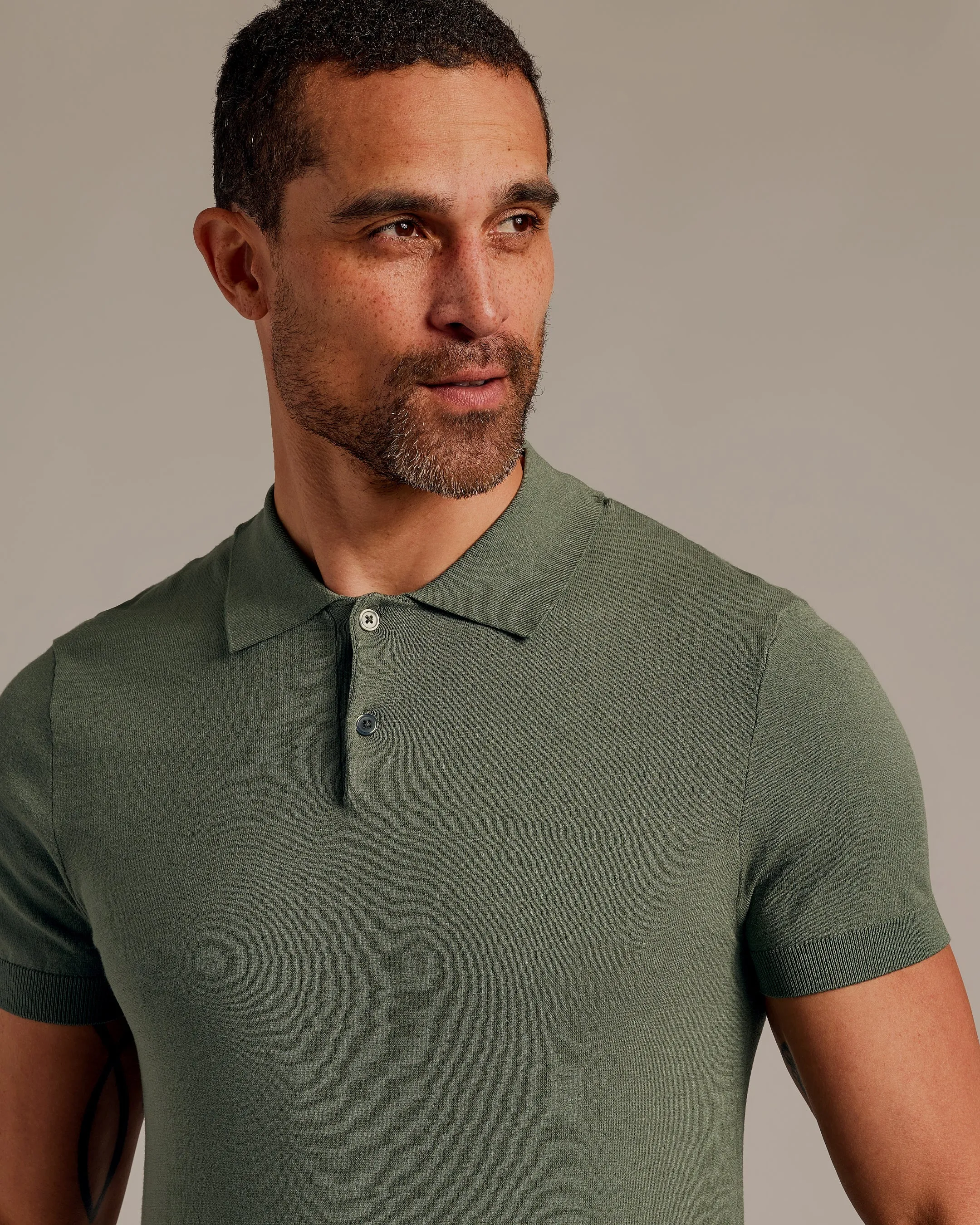 Moss Short Sleeve Sweater Polo 2.0