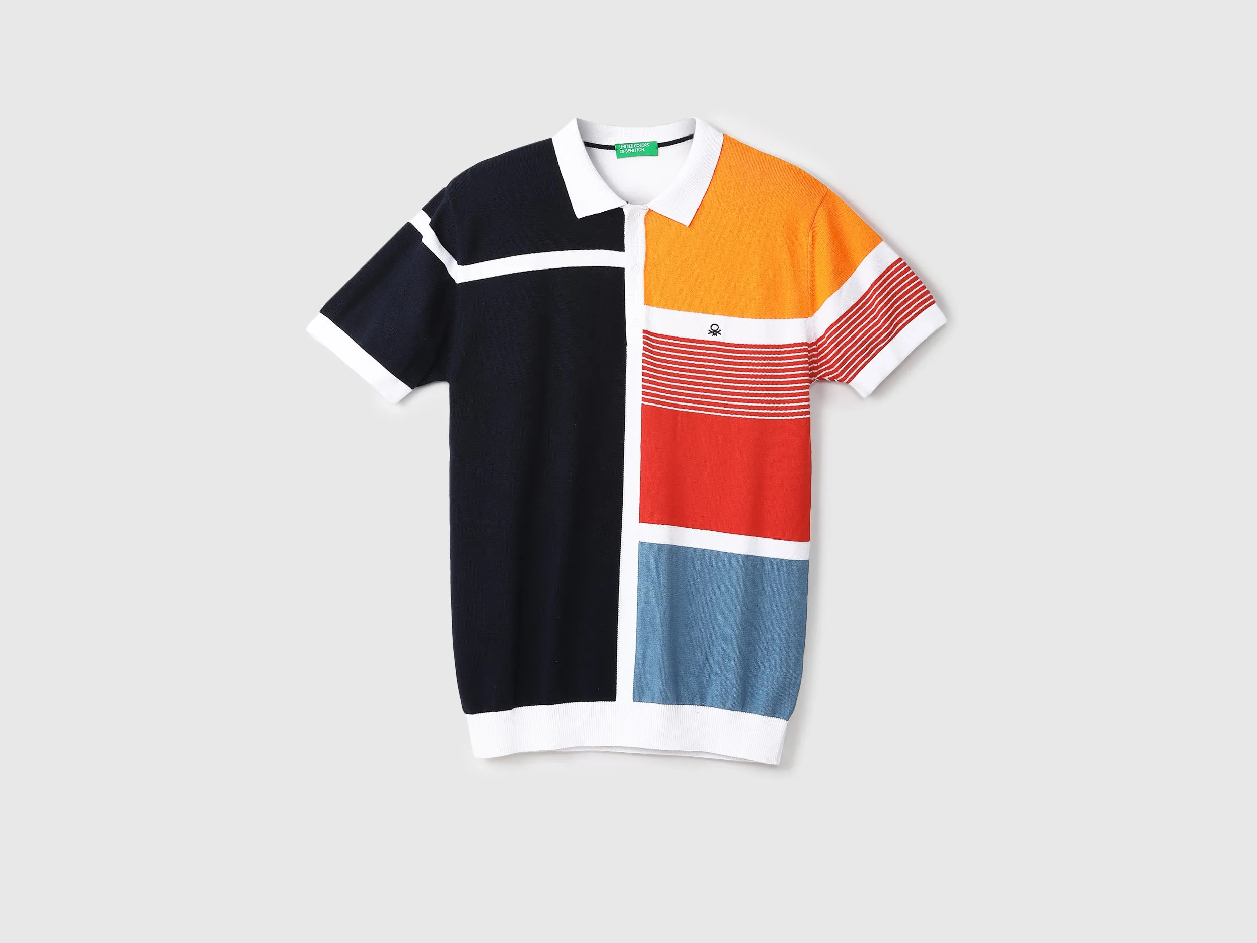 Multi-Colored Polo T-Shirt