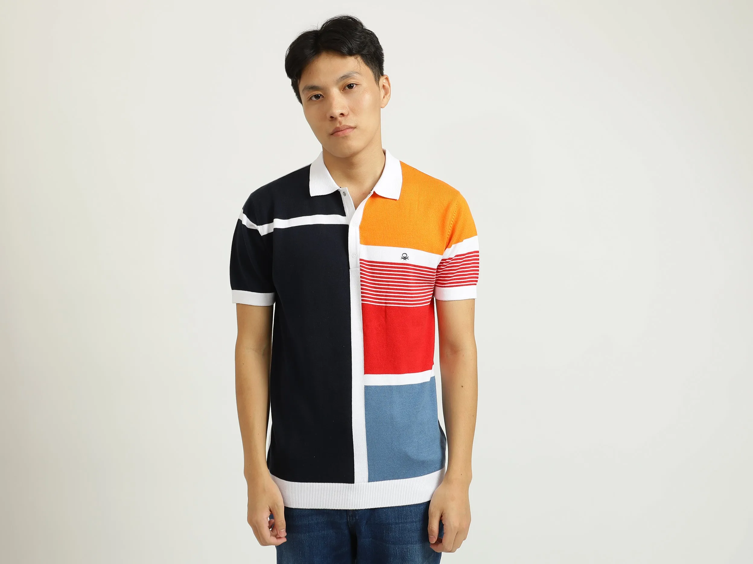 Multi-Colored Polo T-Shirt