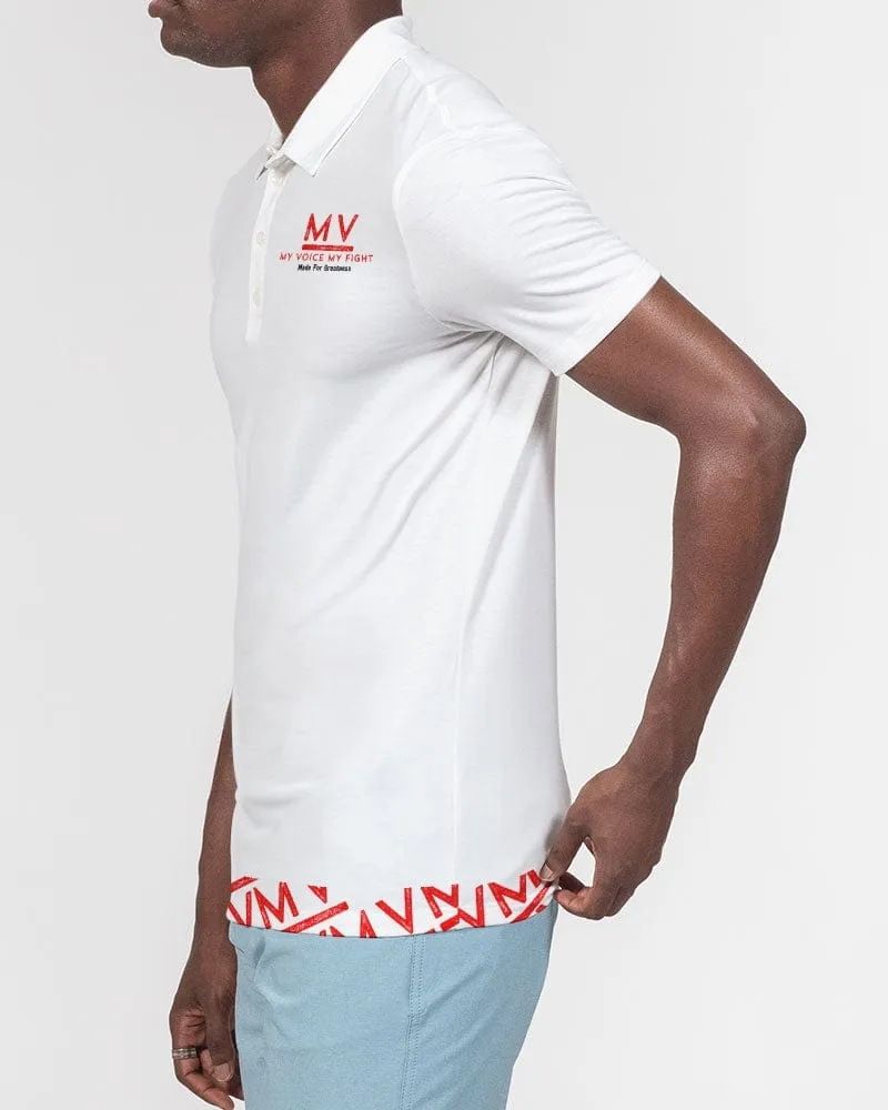 MVM Fight Slim Fit Short Sleeve Polo