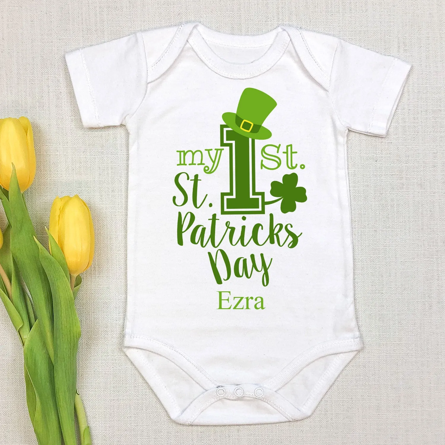 My 1st St Patrick's Day - Personalised Baby Vest
