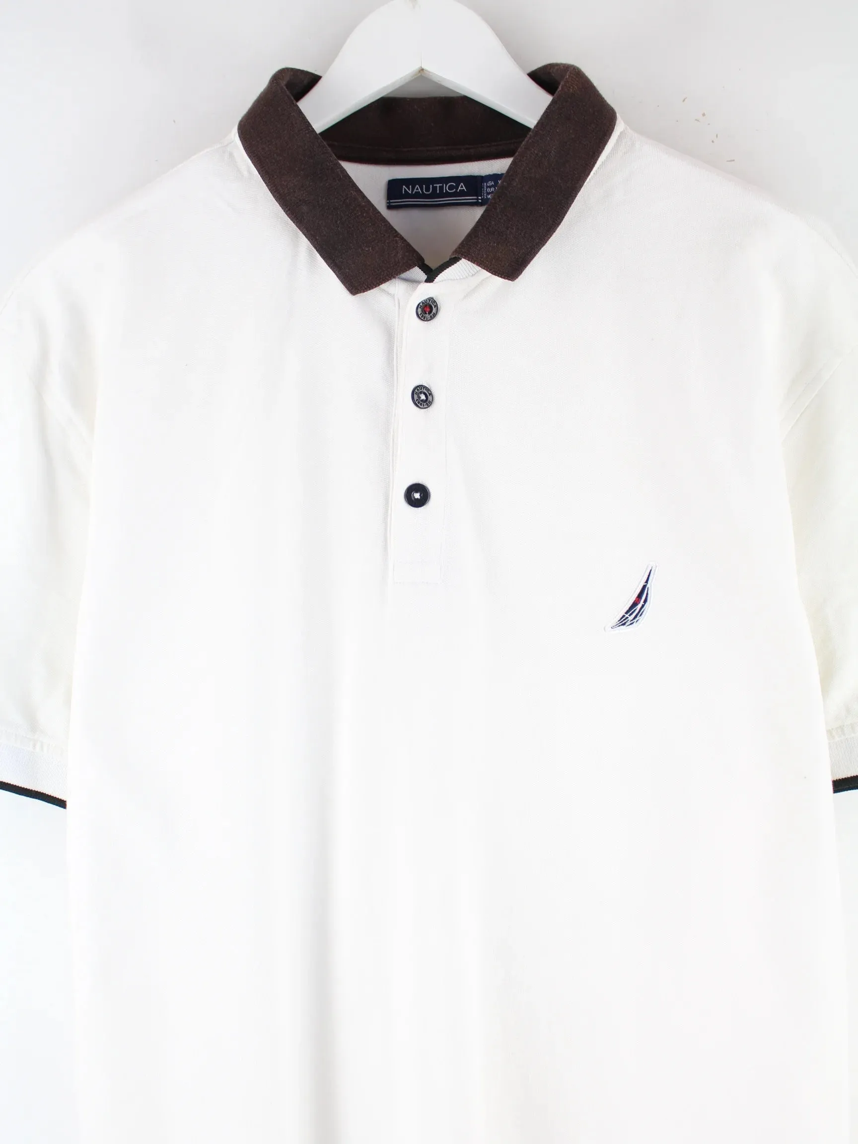 Nautica Basic Polo Weiß XXL