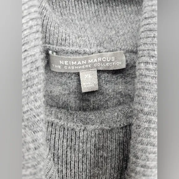 Neiman Marcus Cashmere Collection Mock Neck Sweater Size XL