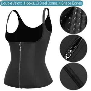 Neoprene Sauna Sweat Vest Waist Trainer Slimming Trimmer Corset