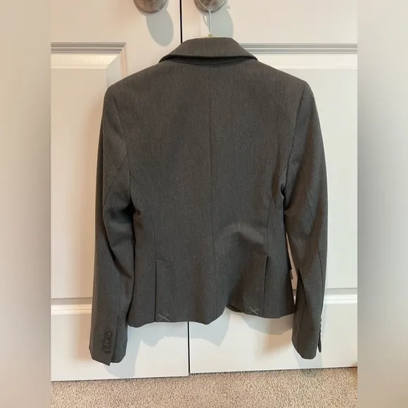 New Express Gray Blazer Suit Jacket 2