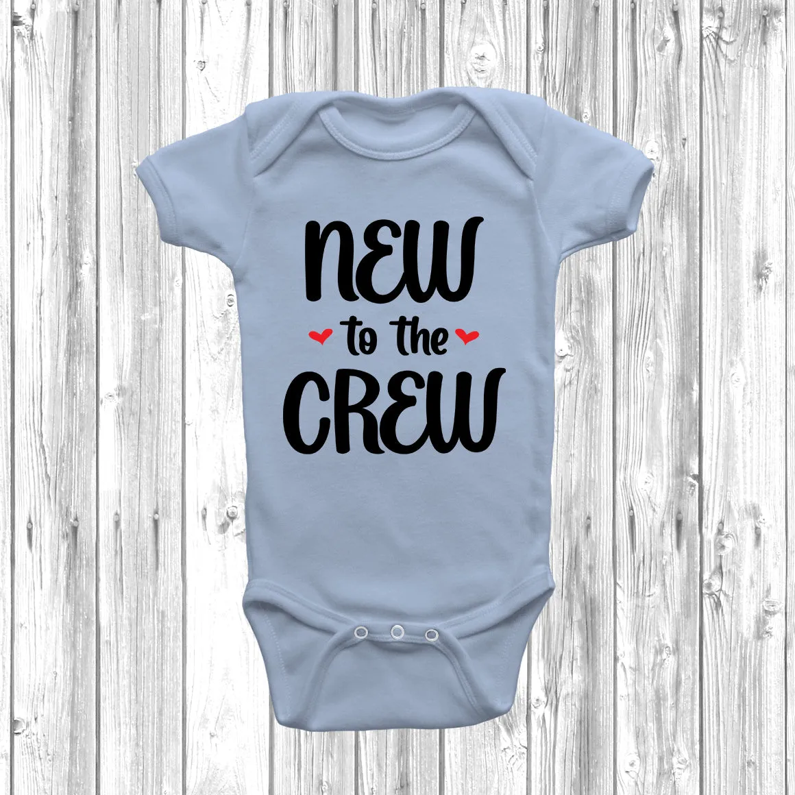 New To The Crew Baby Grow