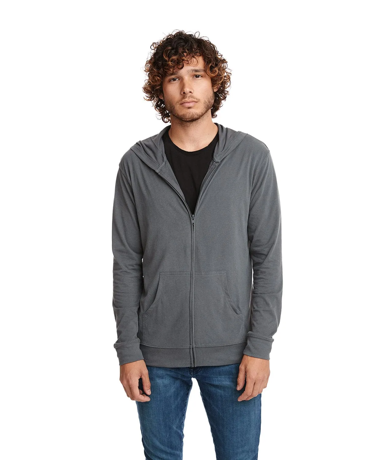 Next Level Unisex Sueded Full-Zip Hoodie