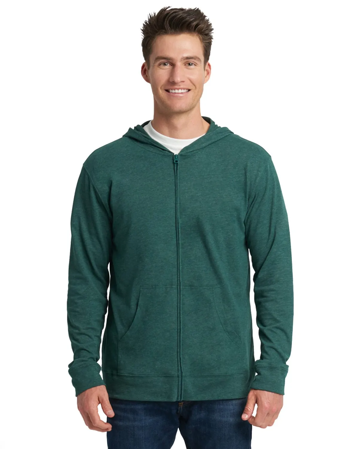 Next Level Unisex Sueded Full-Zip Hoodie