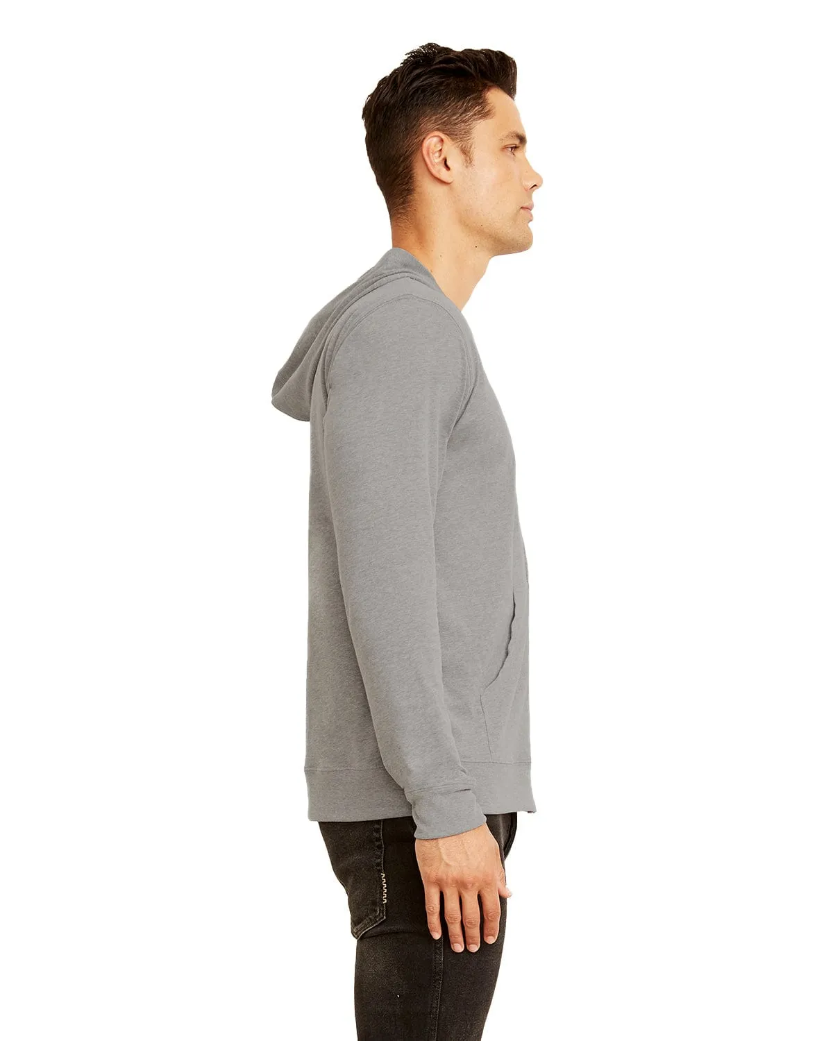 Next Level Unisex Sueded Full-Zip Hoodie