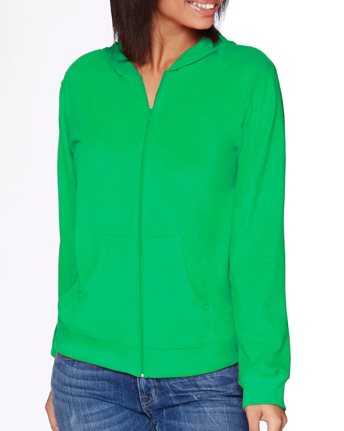 Next Level Unisex Sueded Full-Zip Hoodie
