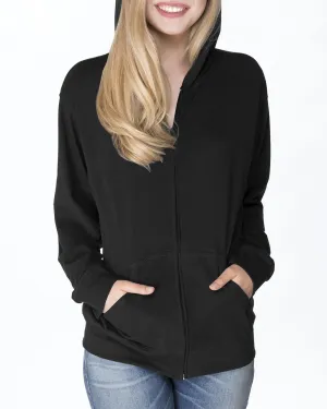 Next Level Unisex Sueded Full-Zip Hoodie