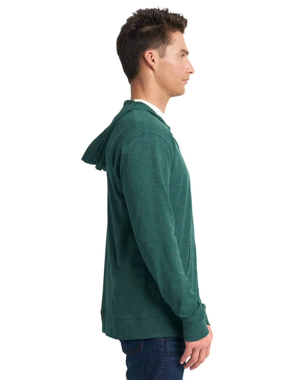 Next Level Unisex Sueded Full-Zip Hoodie