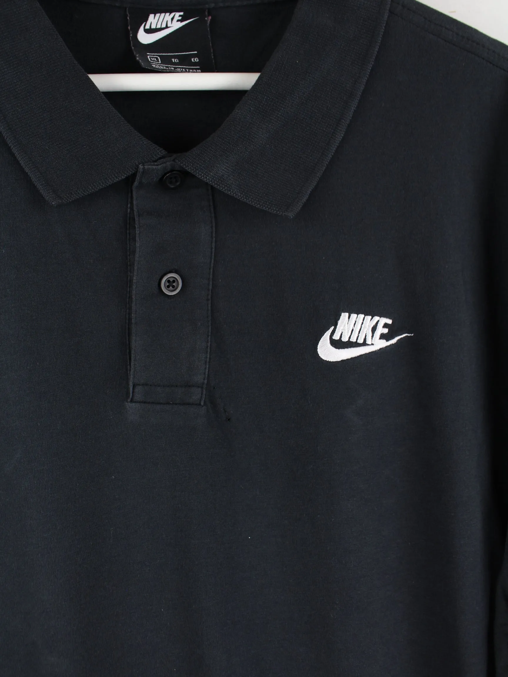 Nike Basic Polo Schwarz XL