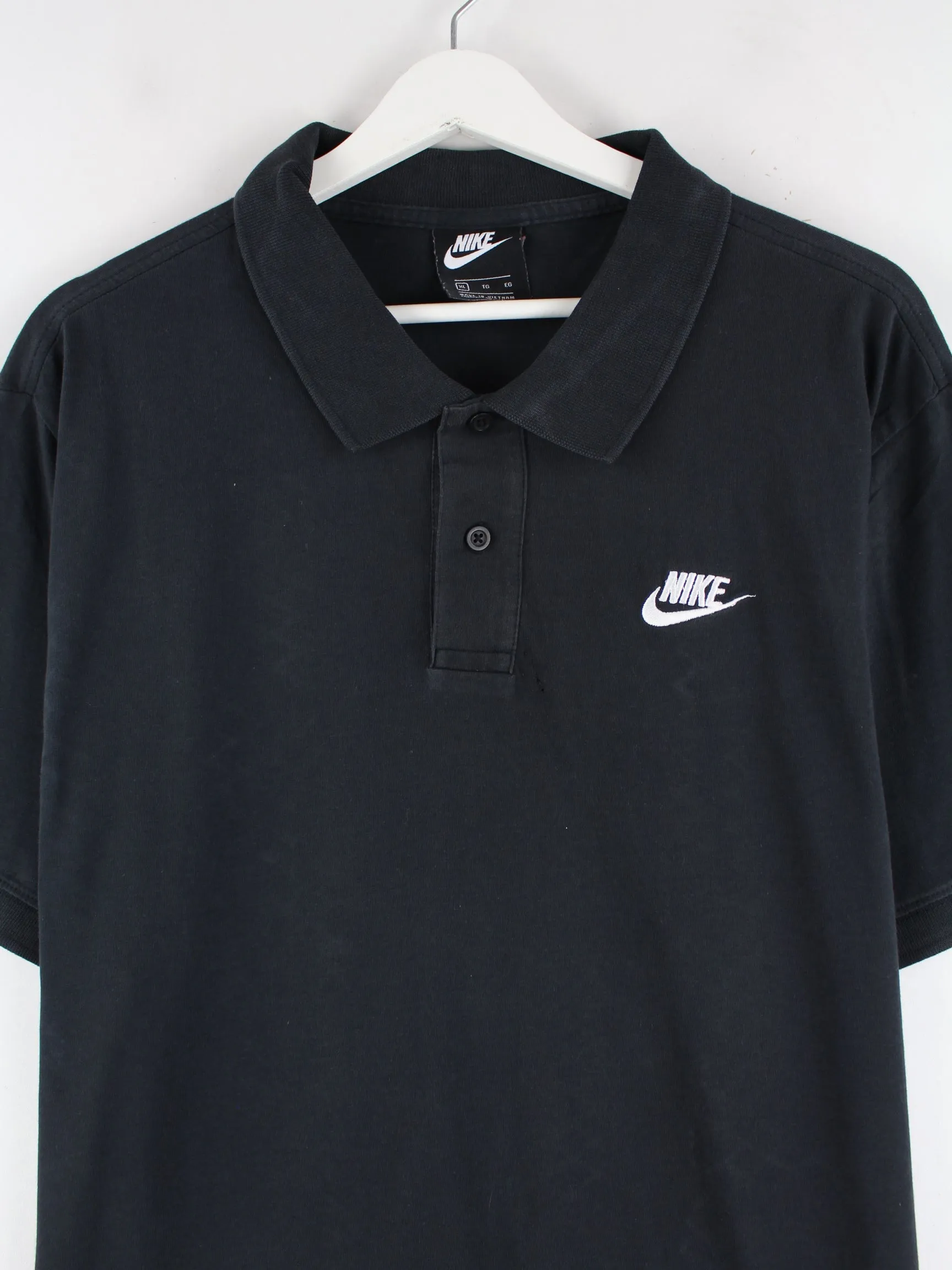 Nike Basic Polo Schwarz XL