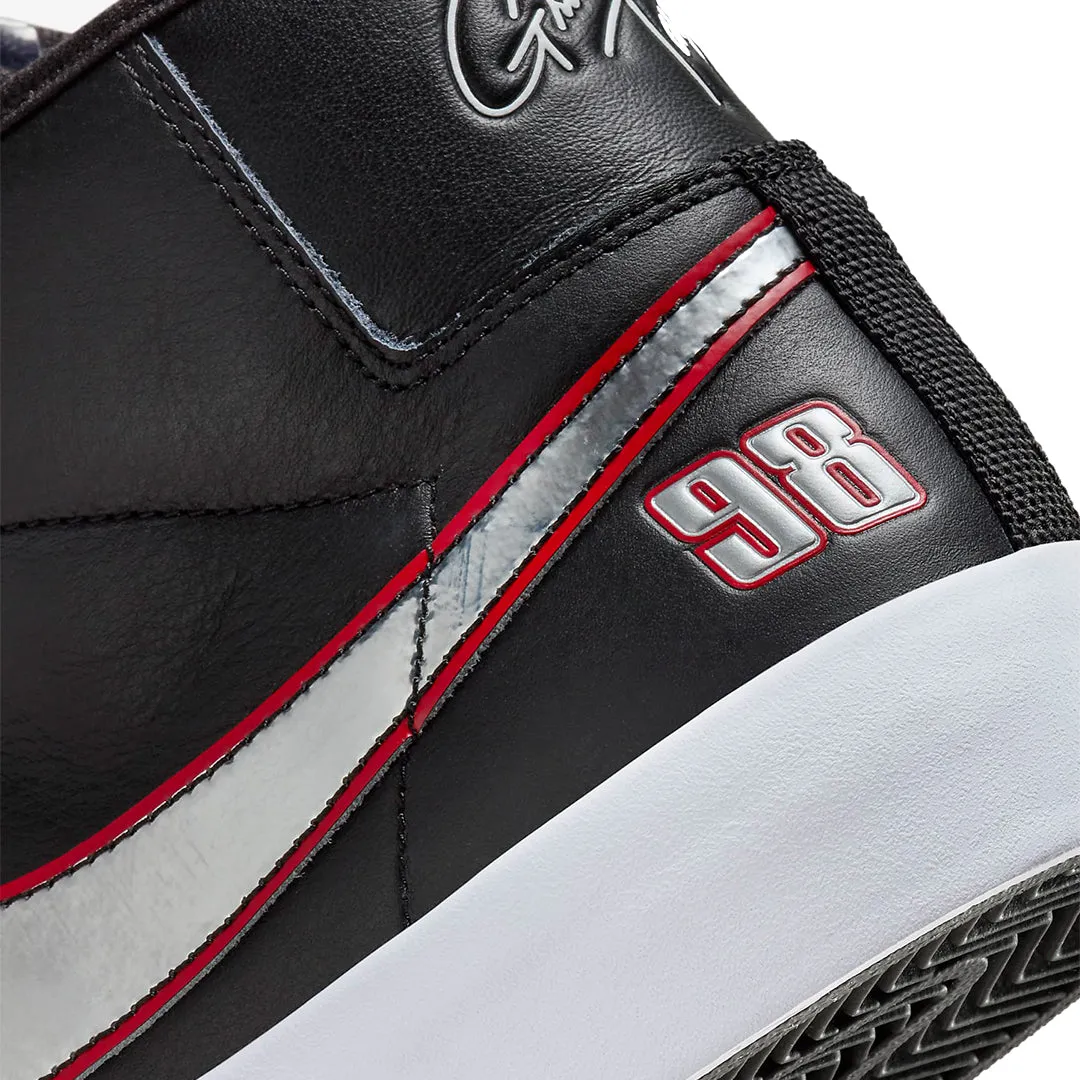 Nike SB Zoom Blazer Mid Pro GT (Black/University Red/White/Metallic Silver)