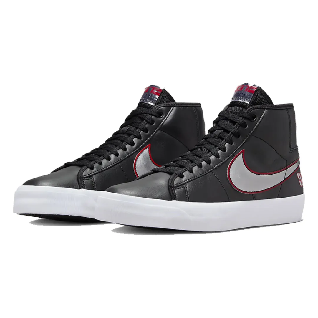 Nike SB Zoom Blazer Mid Pro GT (Black/University Red/White/Metallic Silver)