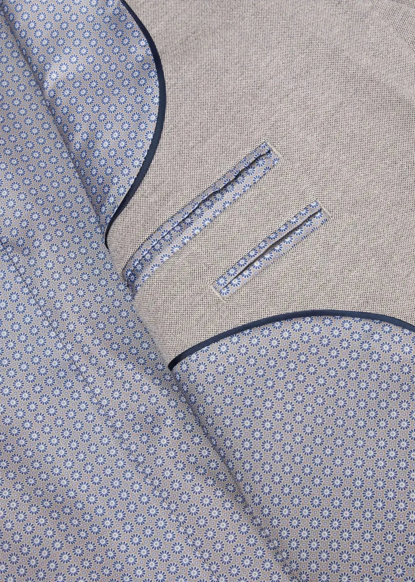 Ninety 78 Cannes Beige Suit Sports Jacket
