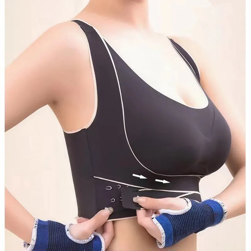 No Trace Sports Women's Bra - Shockproof Gathering Yoga Vest - Anti-Sagging Beautiful Back