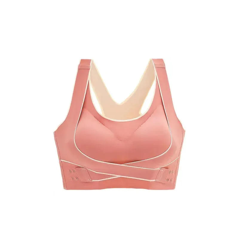 No Trace Sports Women's Bra - Shockproof Gathering Yoga Vest - Anti-Sagging Beautiful Back