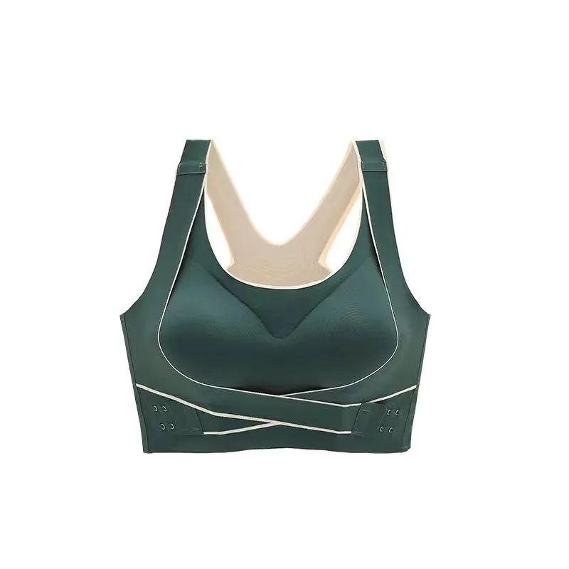 No Trace Sports Women's Bra - Shockproof Gathering Yoga Vest - Anti-Sagging Beautiful Back