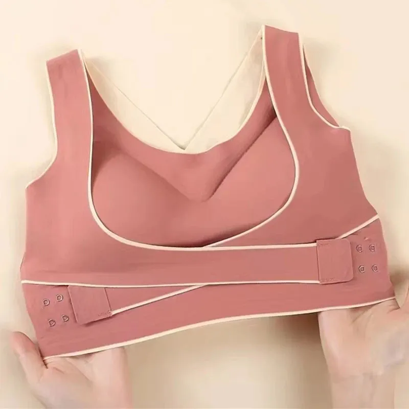 No Trace Sports Women's Bra - Shockproof Gathering Yoga Vest - Anti-Sagging Beautiful Back