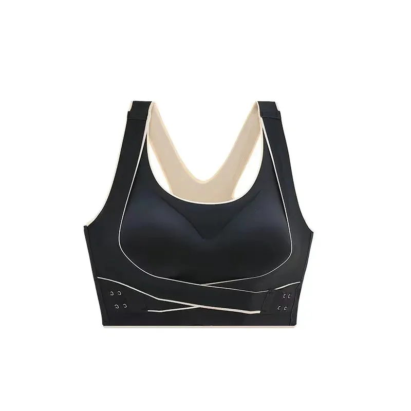 No Trace Sports Women's Bra - Shockproof Gathering Yoga Vest - Anti-Sagging Beautiful Back