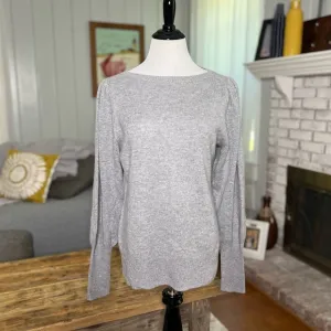 Nordstrom heather gray cashmere sweater