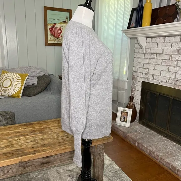 Nordstrom heather gray cashmere sweater