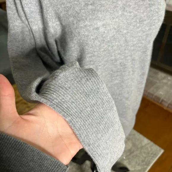 Nordstrom heather gray cashmere sweater