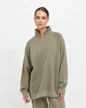 Not Your Boyfriend's Half Zip Sweatshirt