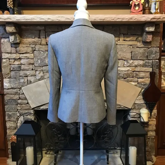 NWOT Kasper Gray Blazer Suit Jacket Size 6
