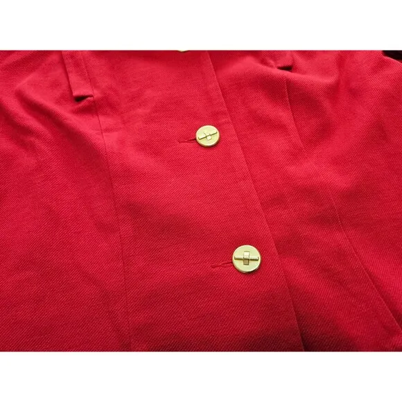 NWT Cabi Women's Carol Beau Red Bow Blazer Short Jacket Love Collection Size 6