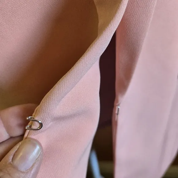 NWT INC International Concepts 3/4 Sleeve Blazer Creamy Peach Long Fit XL