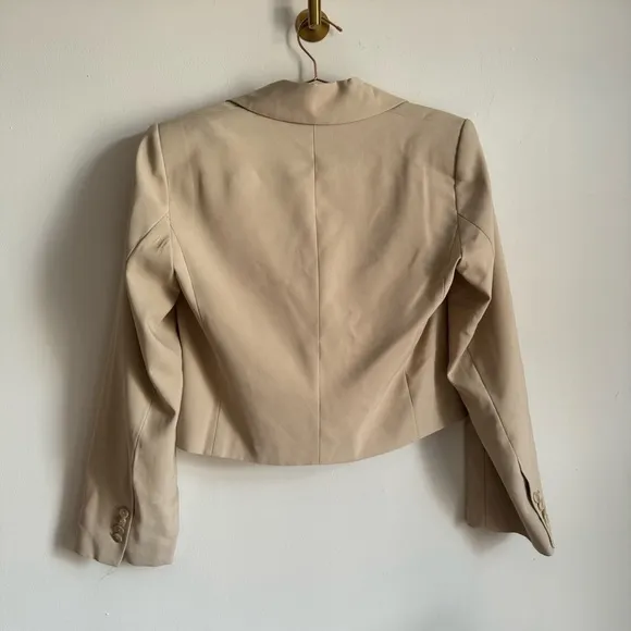 NWT ZARA Cropped Double Breasted Blazer